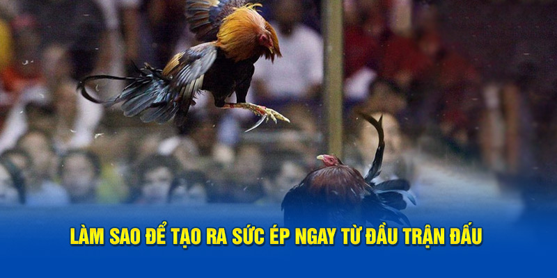 Làm sao để tạo ra sức ép ngay từ đầu trận đấu